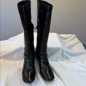 CNC Costume National Elegant Black Heeled Boots